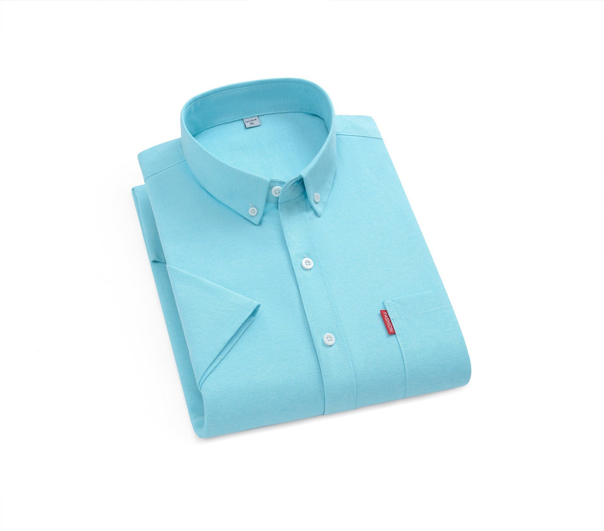Commuter-style Mens Oxford-cloth Casual Long-sleeve Shirt - Image 10