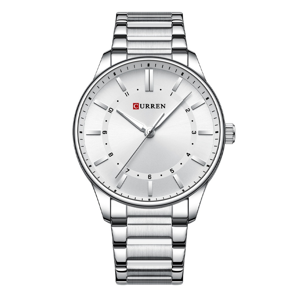 Mens Round Large-Dial Waterproof Watch - Image 2