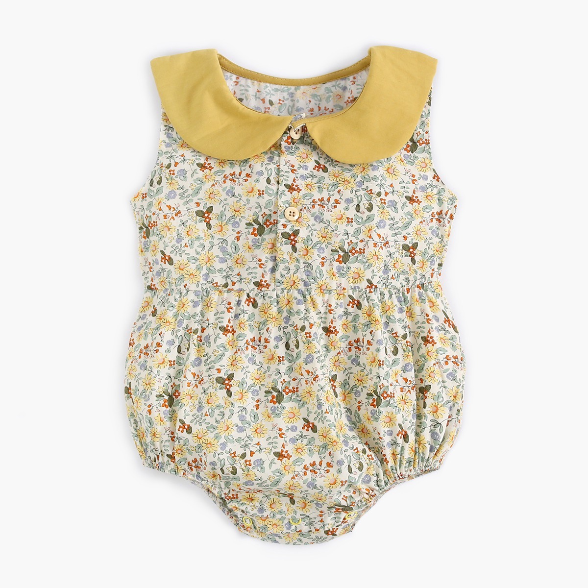 Summer Fashion Baby Clothing Floral Baby One-piece Pants - Image 2