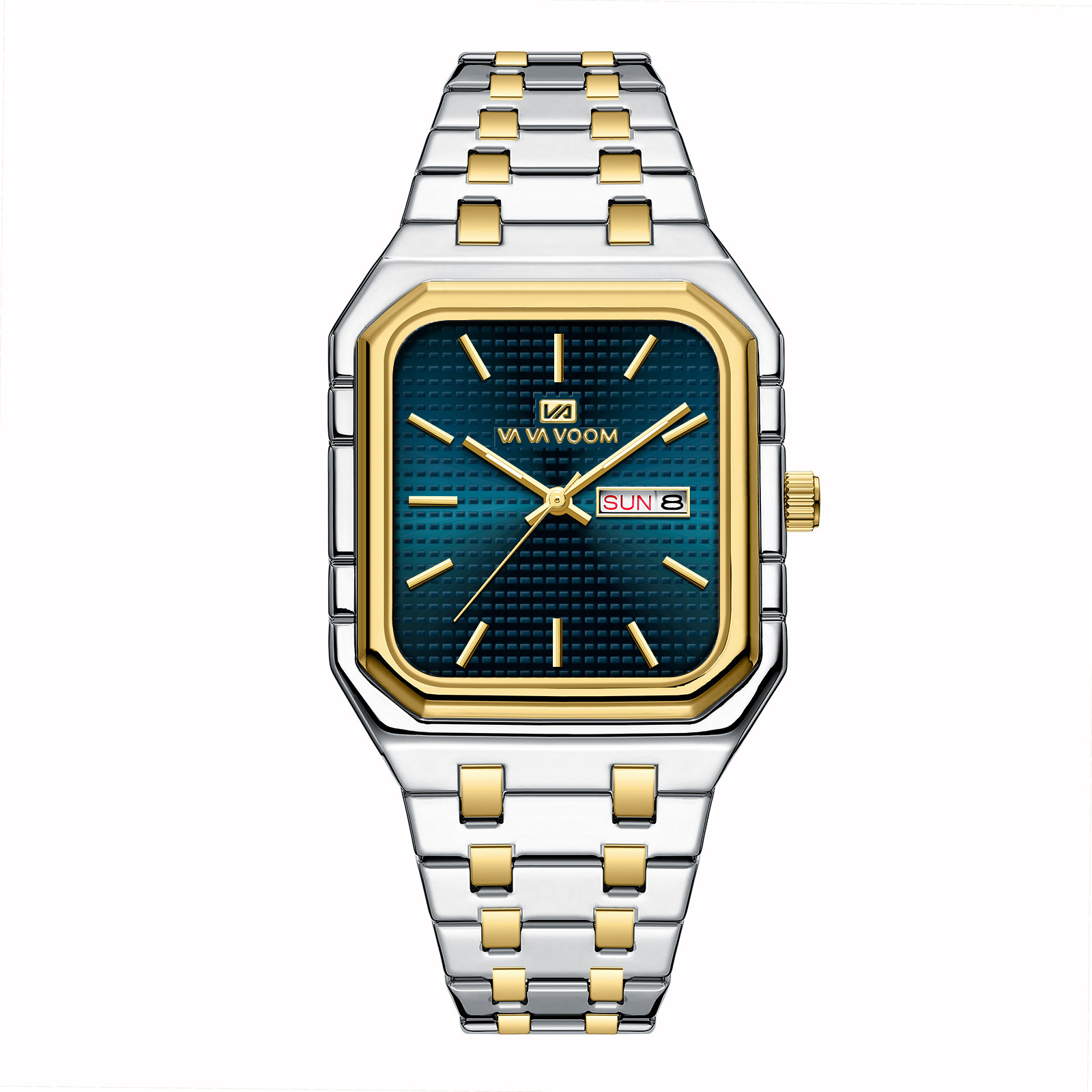Mens Casual Stylish Luminous Square Watch - Image 10