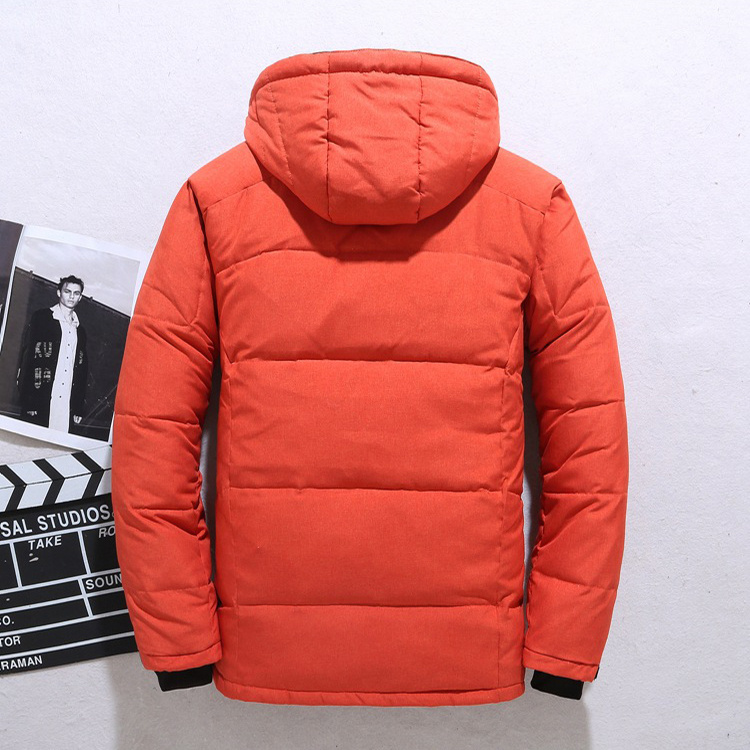 Outdoor Windproof Hooded Jacket Leisure Sports Coat With Pockets Warm Mens Clothing - Image 9