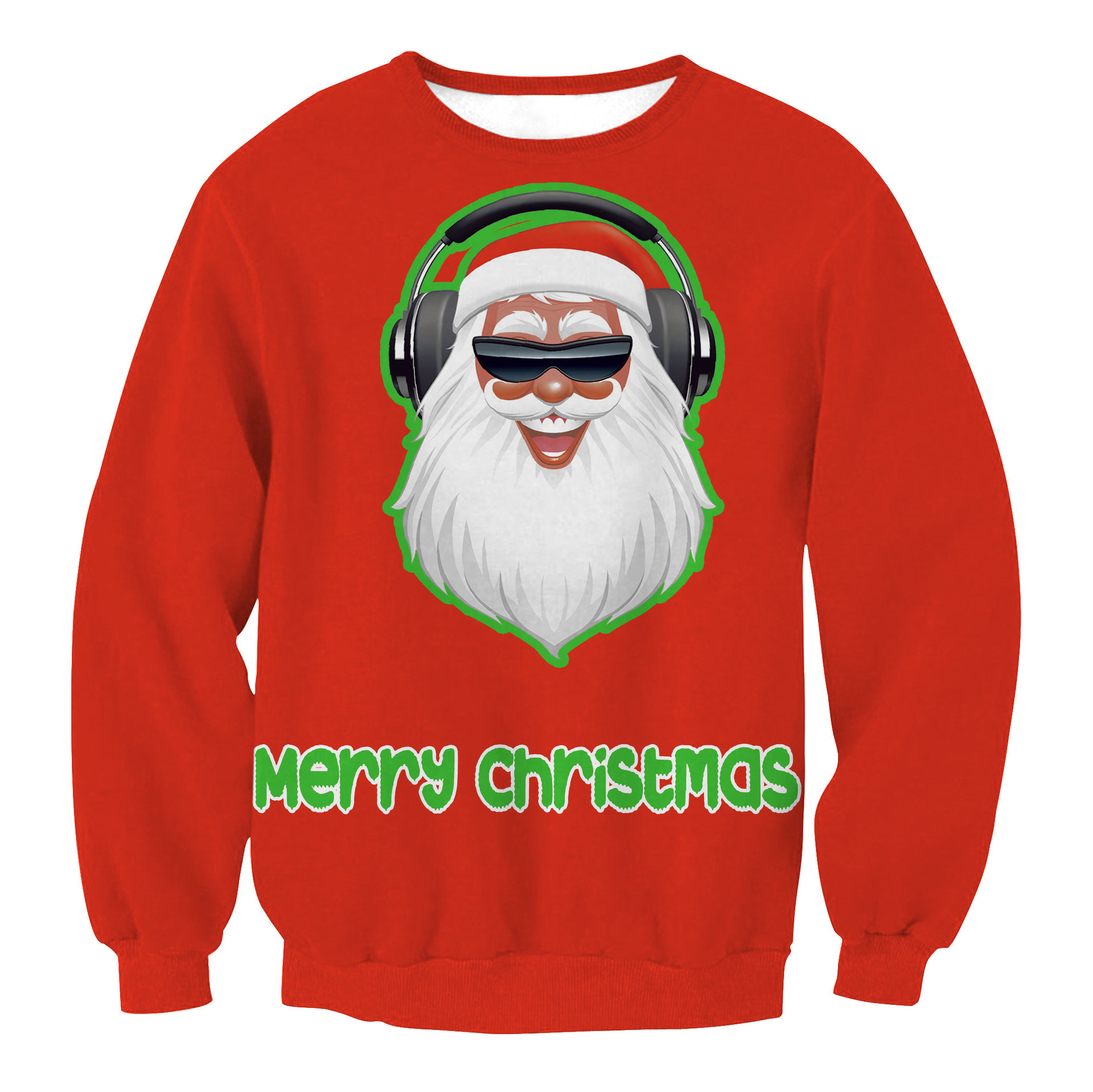 Autumn Winter Fashion Ugly Christmas Sweater Santa Elf Funny Pullover Womens Mens Print Sweaters Tops Clothing - Image 10