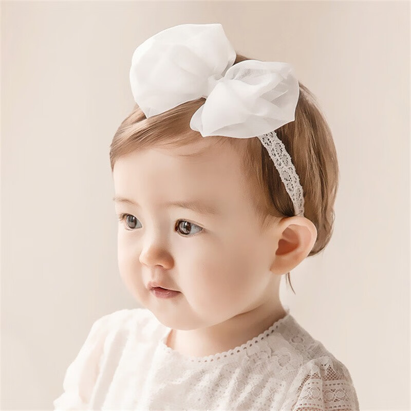 Baby Girls Cute Bow-knot Headband Soft Lace Floral Hairbands Newborn Infant Toddlers Kids Hair Accessories - Image 7