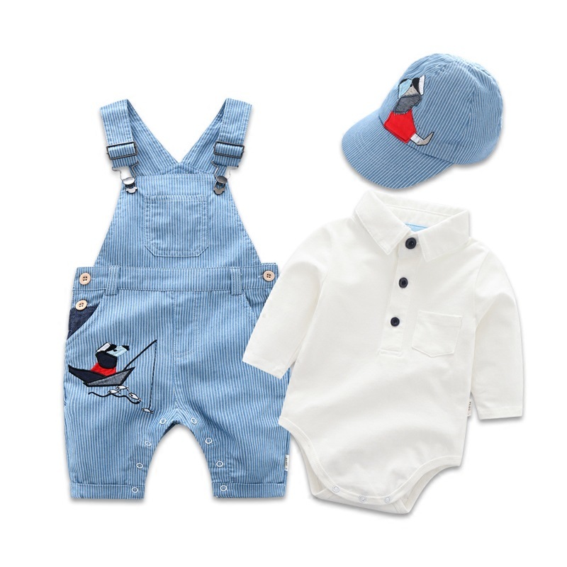 Spring And Autumn Children's Clothing New Baby Overalls Suit - Image 3