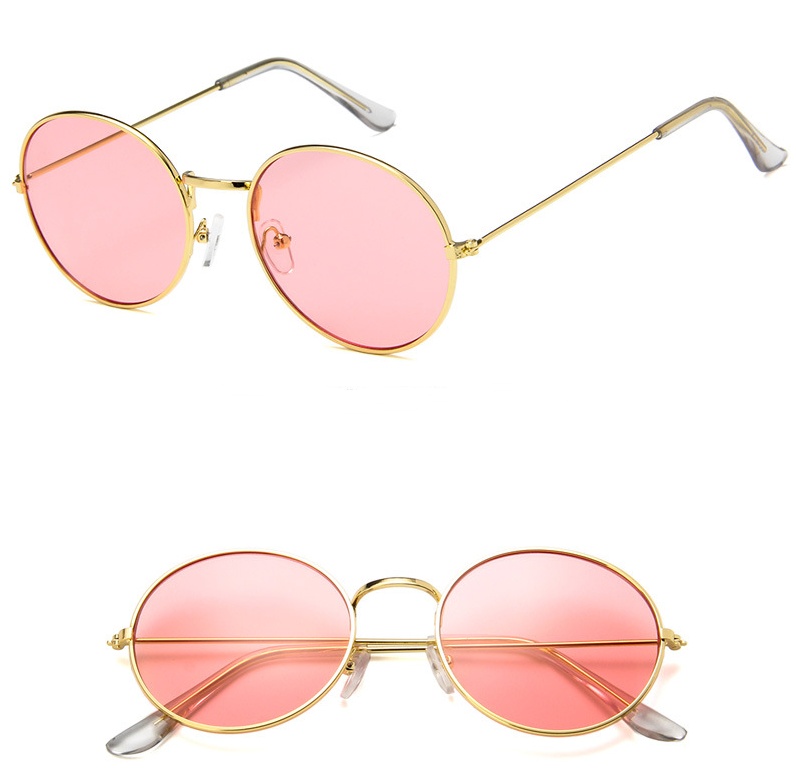 New Korean round jelly sunglasses transparent ocean sunglasses sunglasses vintage sunglasses 3019 - Image 7