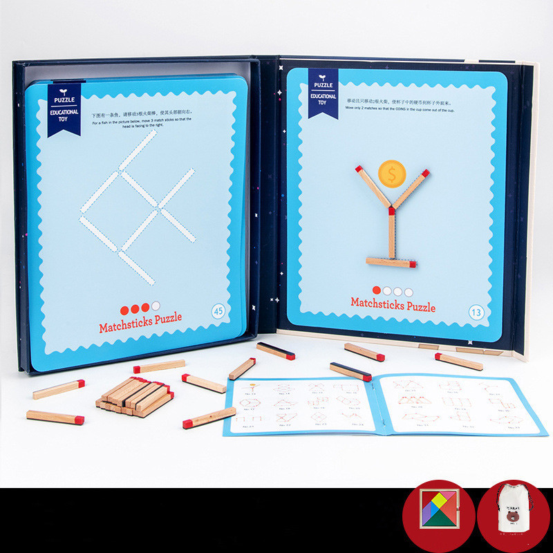 Thinking Match Montessori Children's Educational Toys Wooden Toys Early Education Toys - Image 3