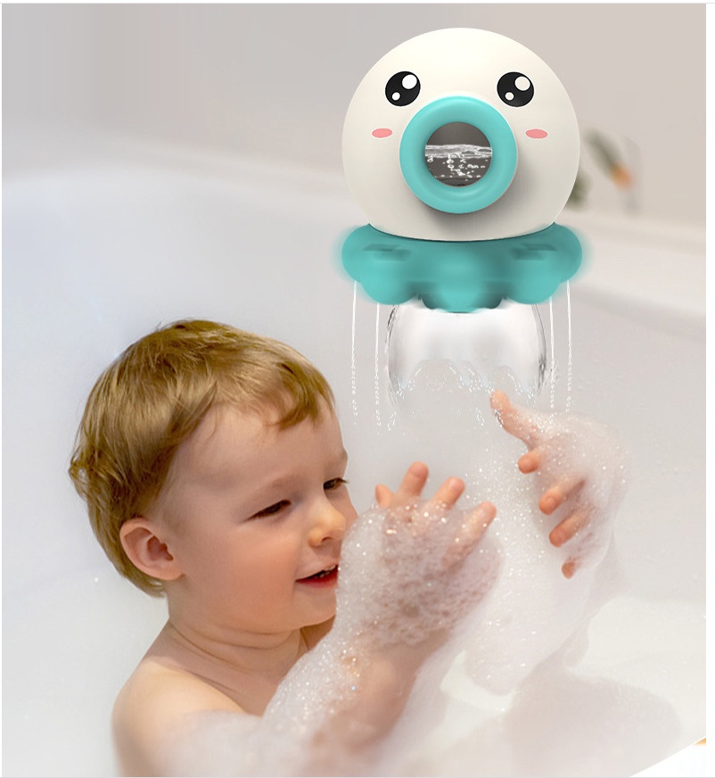Octopus Fountain Bath Toy Water Jet Rotating Shower Bathroom Toy Summer Water Toys Sprinkler Beach Toys Kids Water Toys - Image 6
