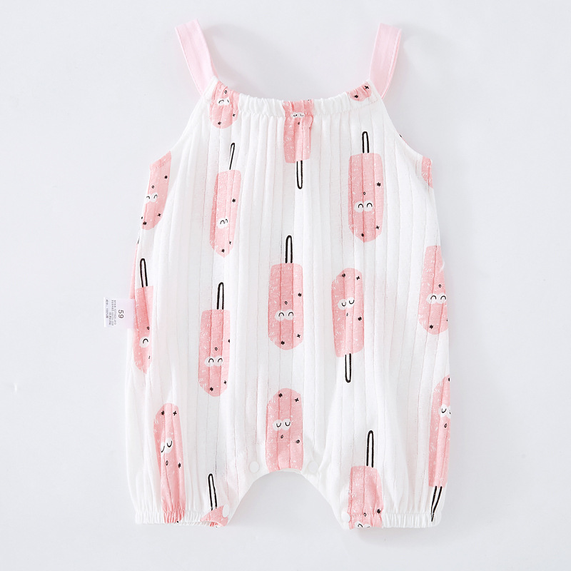 Baby Sling Bag Fart Clothing Baby Sleeveless One-piece - Image 2