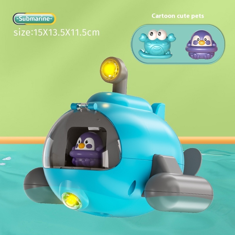 Water Toys Luminous Catapult Submarine Bath Toys - Image 7