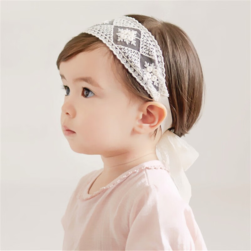 Baby Girls Cute Bow-knot Headband Soft Lace Floral Hairbands Newborn Infant Toddlers Kids Hair Accessories - Image 6
