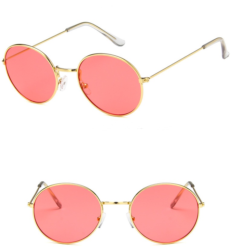 New Korean round jelly sunglasses transparent ocean sunglasses sunglasses vintage sunglasses 3019 - Image 9
