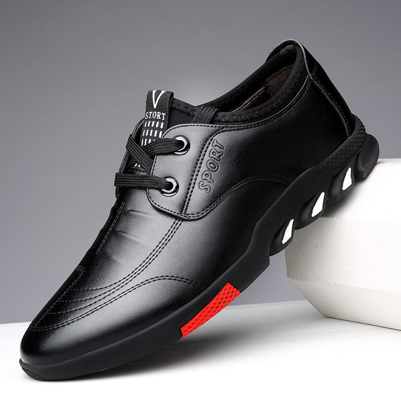 Leather Shoes Mens Leather Spring New Mens Business - Image 3