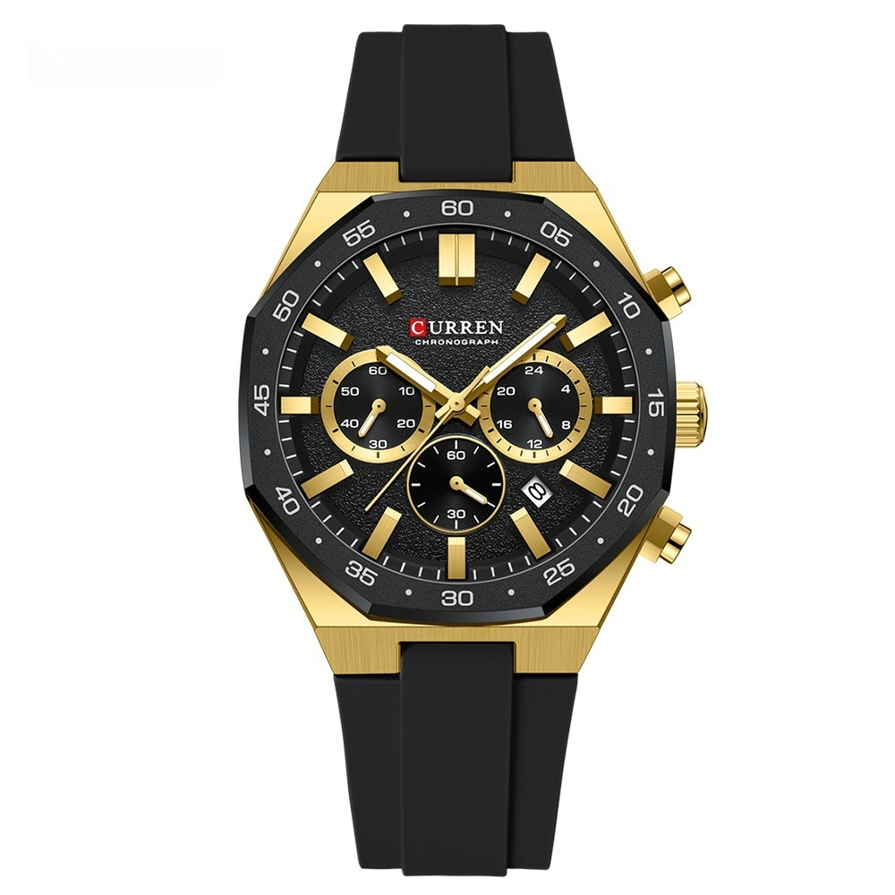Calendar Waterproof Six-hand Mens Watch - Image 4