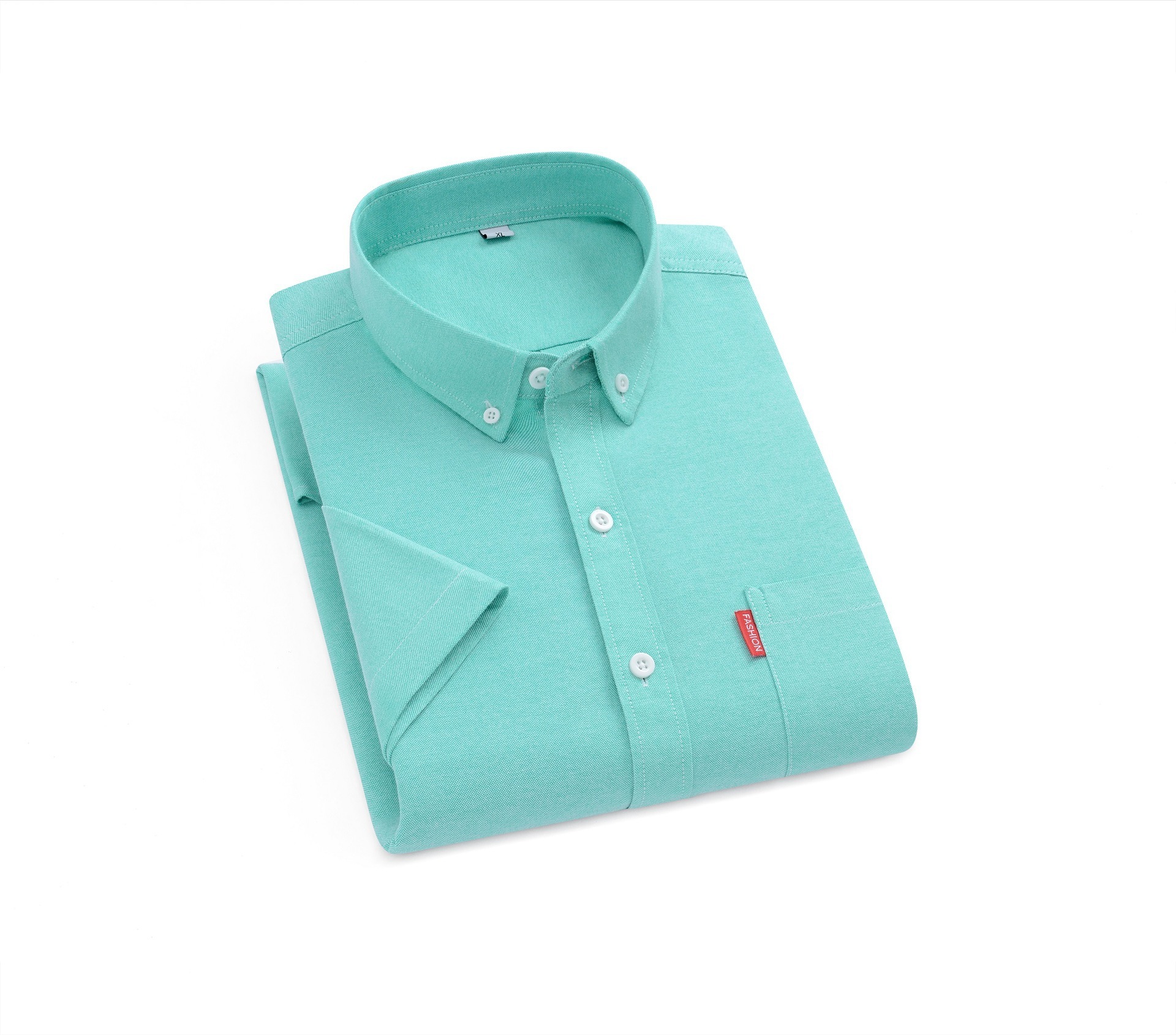 Commuter-style Mens Oxford-cloth Casual Long-sleeve Shirt - Image 7