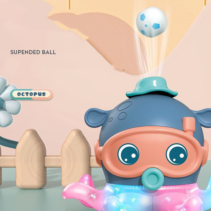 Suspended Blowing Ball Octopus Parent-Child Electric Toy - Image 3