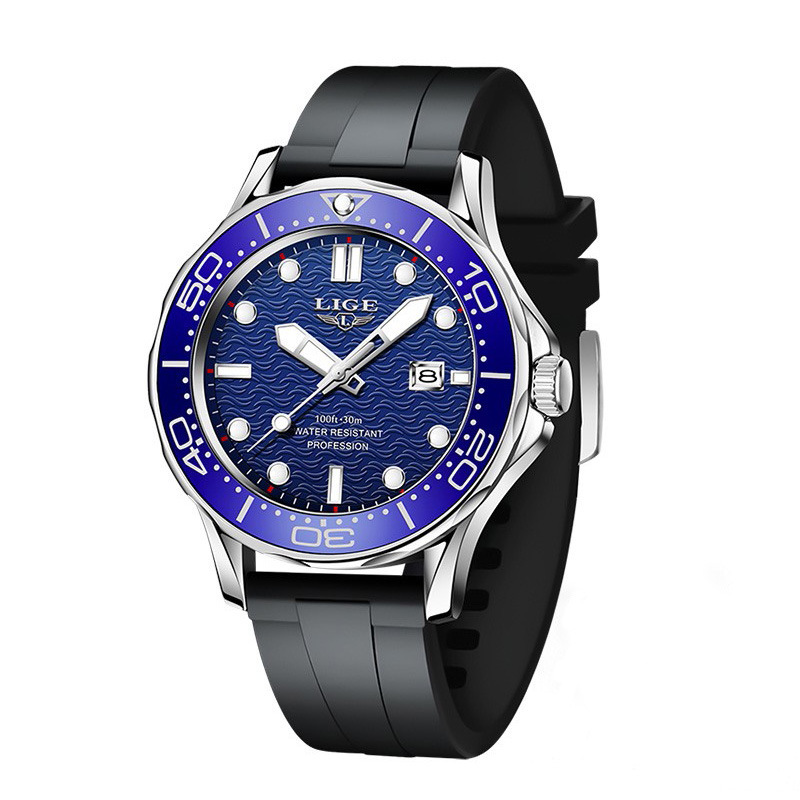 Mens Luminous Dial Waterproof Quartz Watch - Image 6