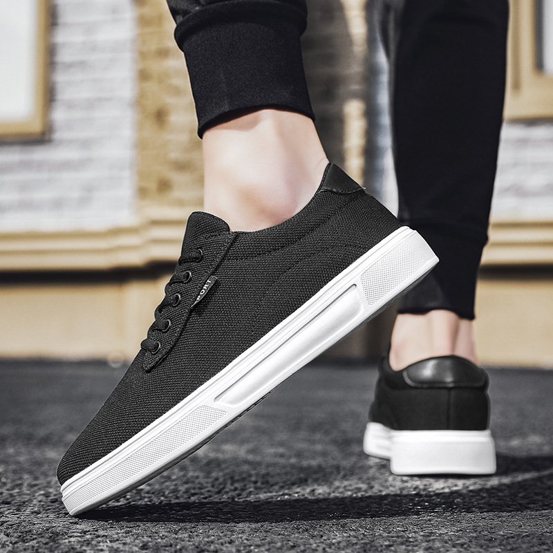 Mens Shoes, Four-season Casual Canvas Shoes - Image 2