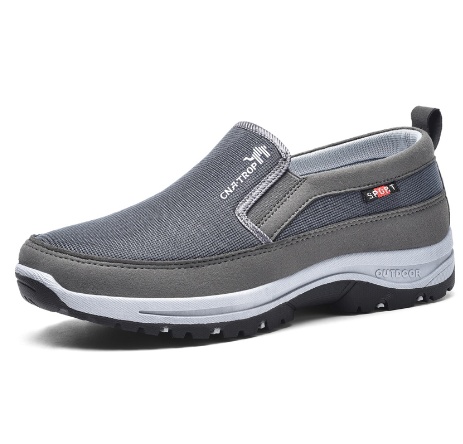 Shoes Mens Canvas Shoes Soft Bottom Casual Breathable Comfortable Slip-on Mens Cloth Shoes - Image 3