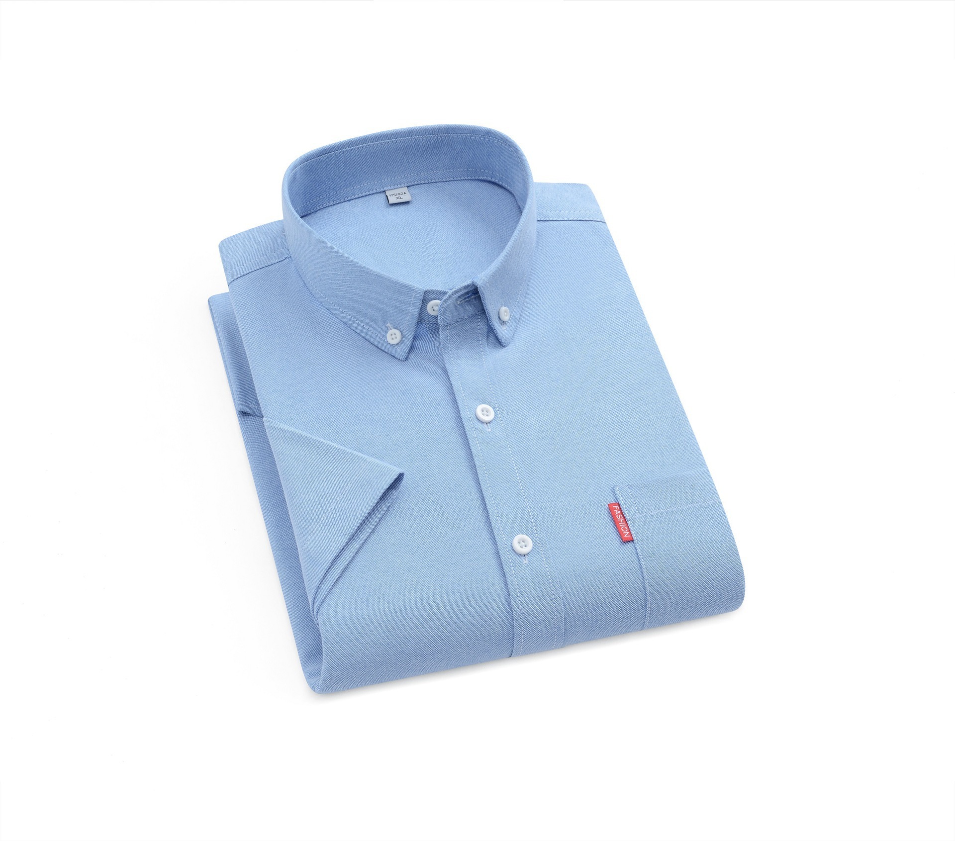 Commuter-style Mens Oxford-cloth Casual Long-sleeve Shirt - Image 2