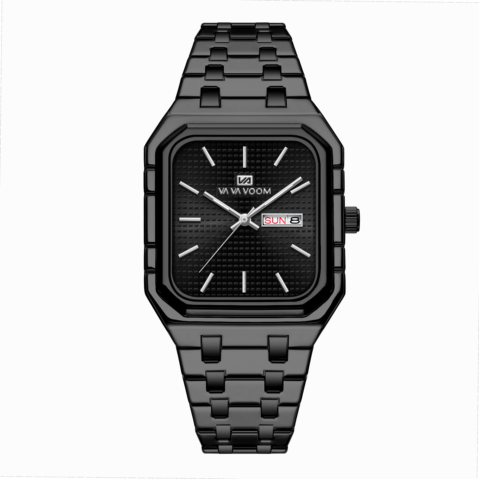 Mens Casual Stylish Luminous Square Watch - Image 6