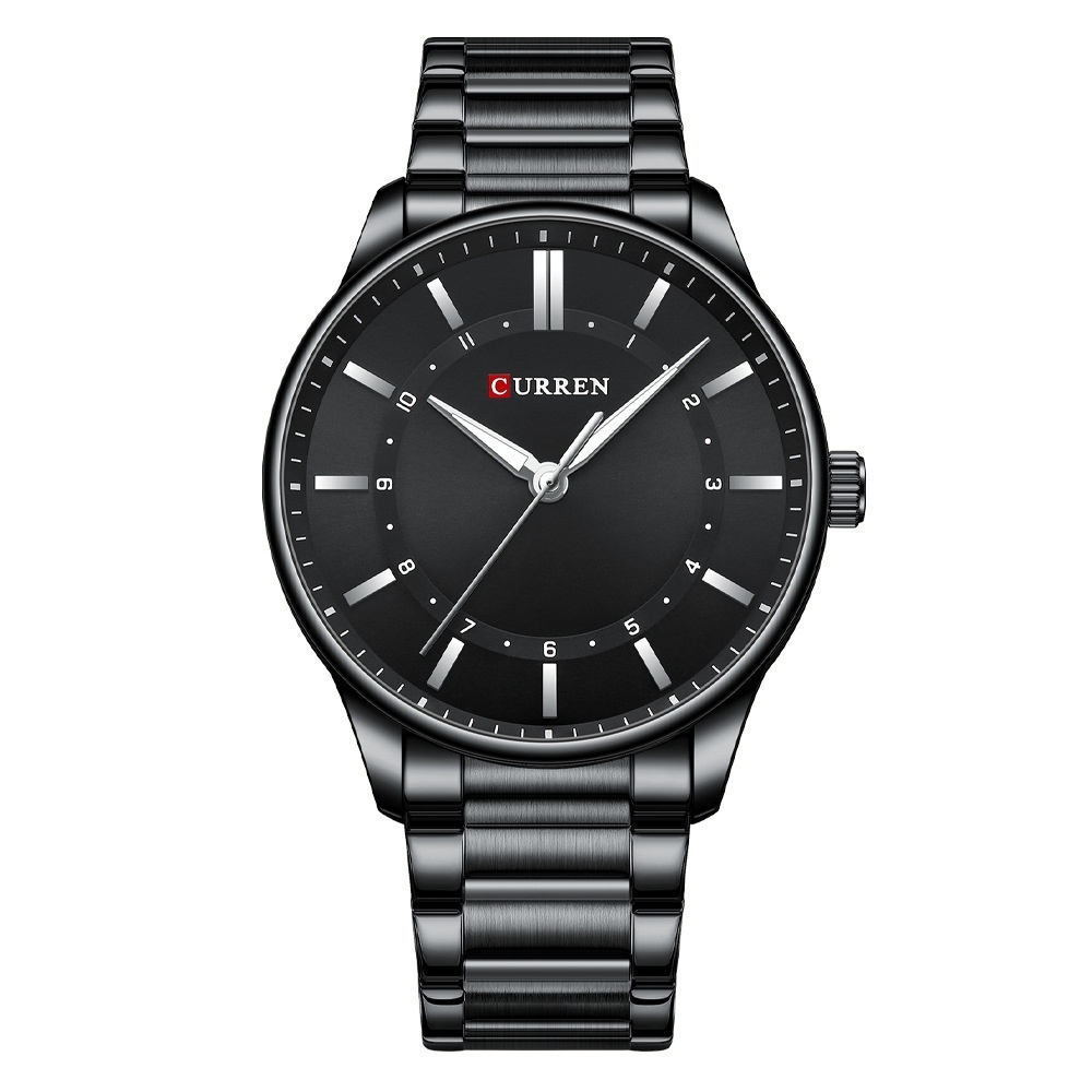 Mens Round Large-Dial Waterproof Watch - Image 5