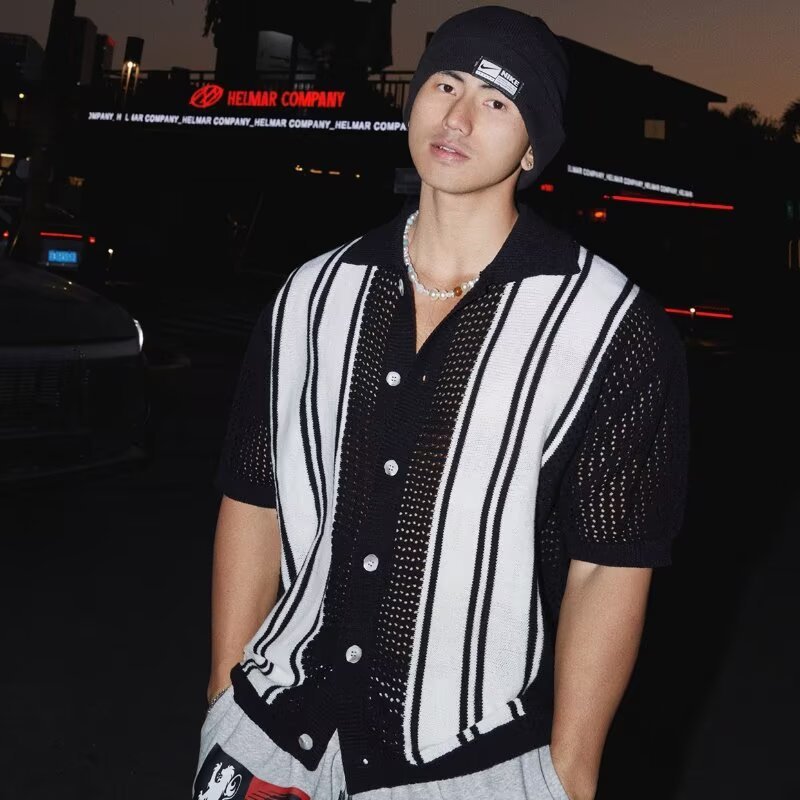 Retro Shirt Mens Summer Clothing Hong Kong Style Student Loose-fitting - Image 4