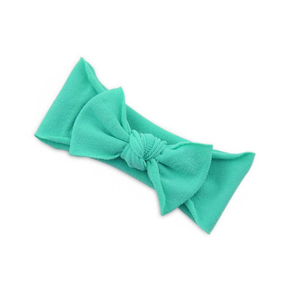 Baby Hair Accessories Solid Color Knotted Headband - Image 4