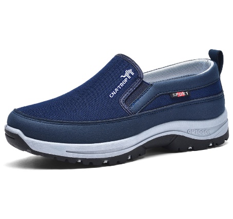 Shoes Mens Canvas Shoes Soft Bottom Casual Breathable Comfortable Slip-on Mens Cloth Shoes - Image 4