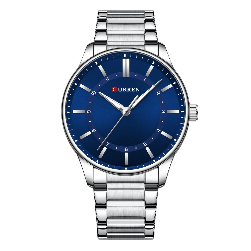 Mens Round Large-Dial Waterproof Watch - Image 4