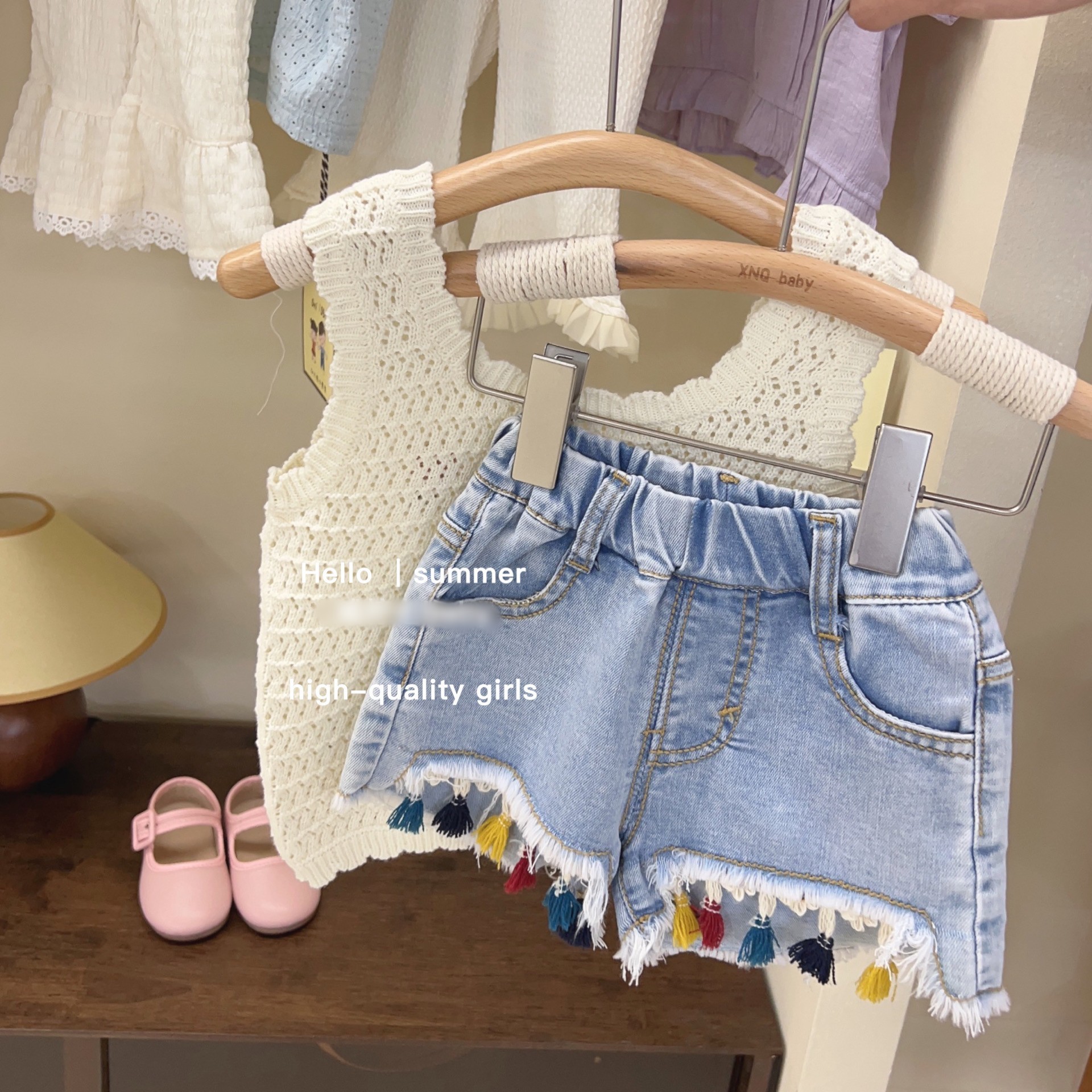 Hollow Children Straps Baby Thin Vest Children's Clothing - Image 3