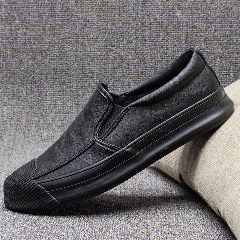 Mens Casual Leather Rubber Shoes - Image 2