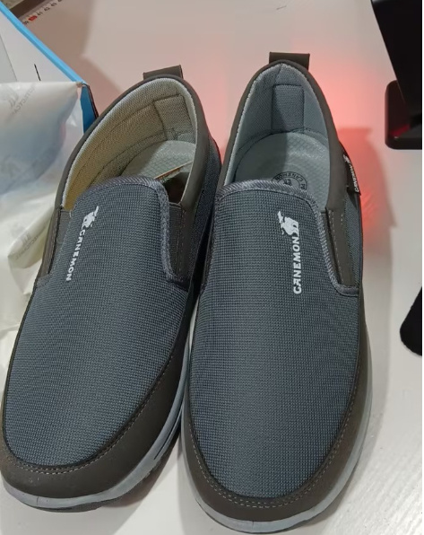 Shoes Mens Canvas Shoes Soft Bottom Casual Breathable Comfortable Slip-on Mens Cloth Shoes - Image 6