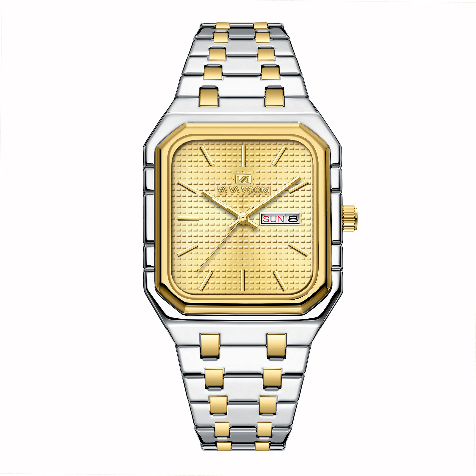 Mens Casual Stylish Luminous Square Watch - Image 9