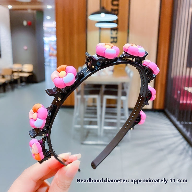 Girls' Clip Hair Accessories Crushed Hair Headband - Image 8