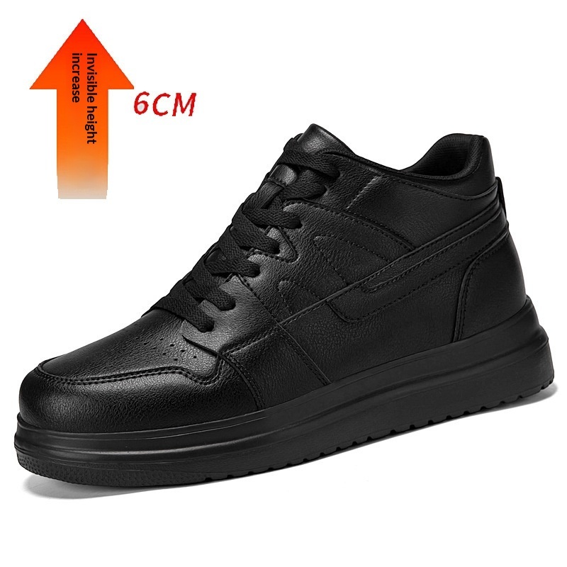 Mens New Autumn Thick-soled Hidden-heel Mens Shoes - Image 8