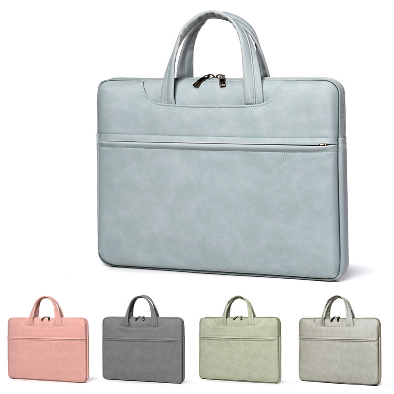 Laptop Case Tablet One Shoulder PU Leather Laptop - Image 2