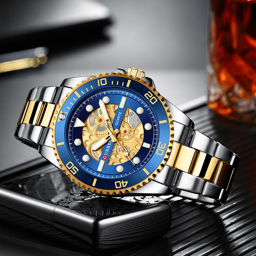 Business Quartz Mens Waterproof Round Watch - Image 2