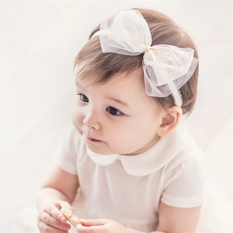 Baby Girls Cute Bow-knot Headband Soft Lace Floral Hairbands Newborn Infant Toddlers Kids Hair Accessories - Image 9
