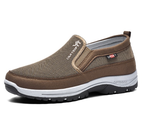 Shoes Mens Canvas Shoes Soft Bottom Casual Breathable Comfortable Slip-on Mens Cloth Shoes - Image 5