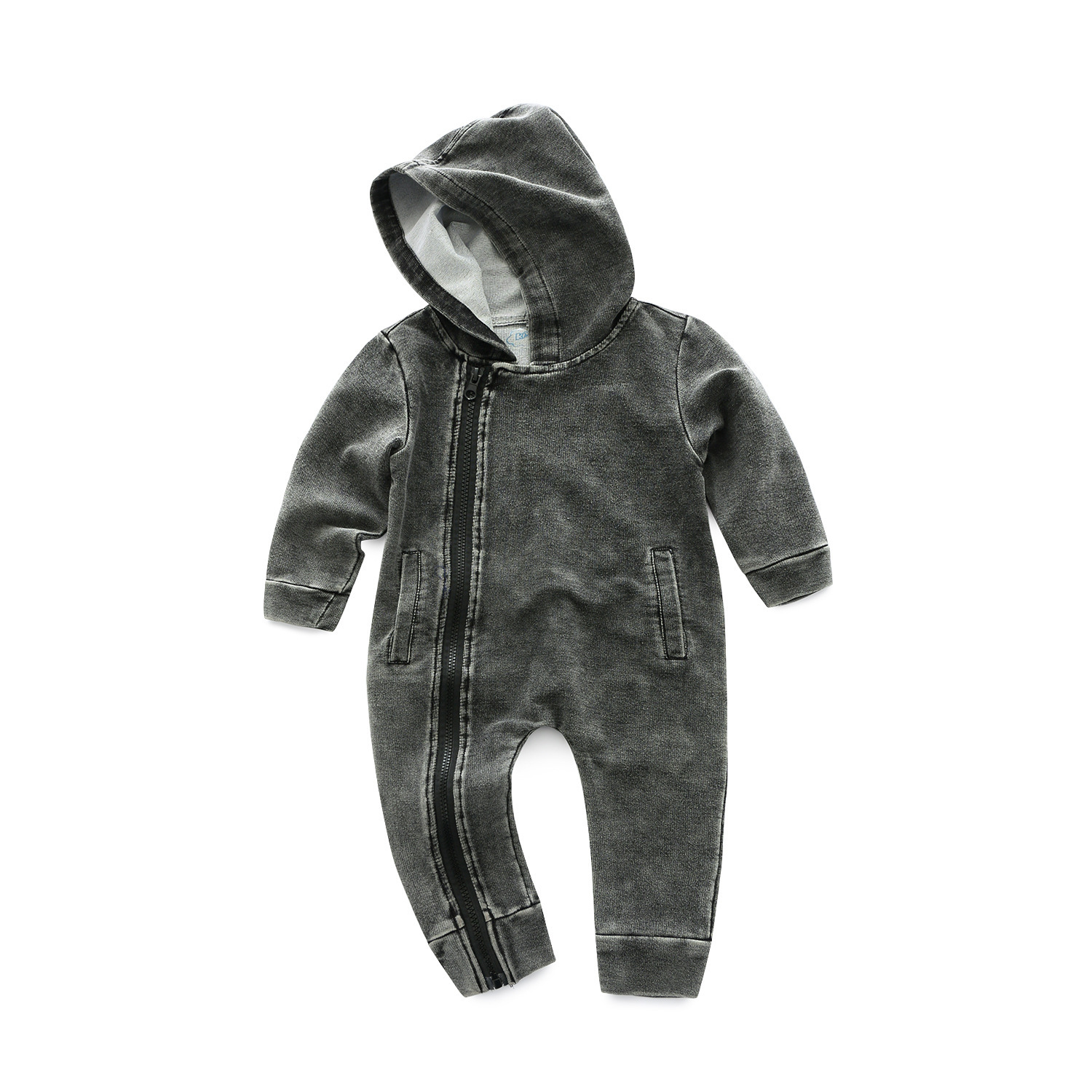 Children's Clothing Baby Jumpsuit Zipper Shirt - Image 3