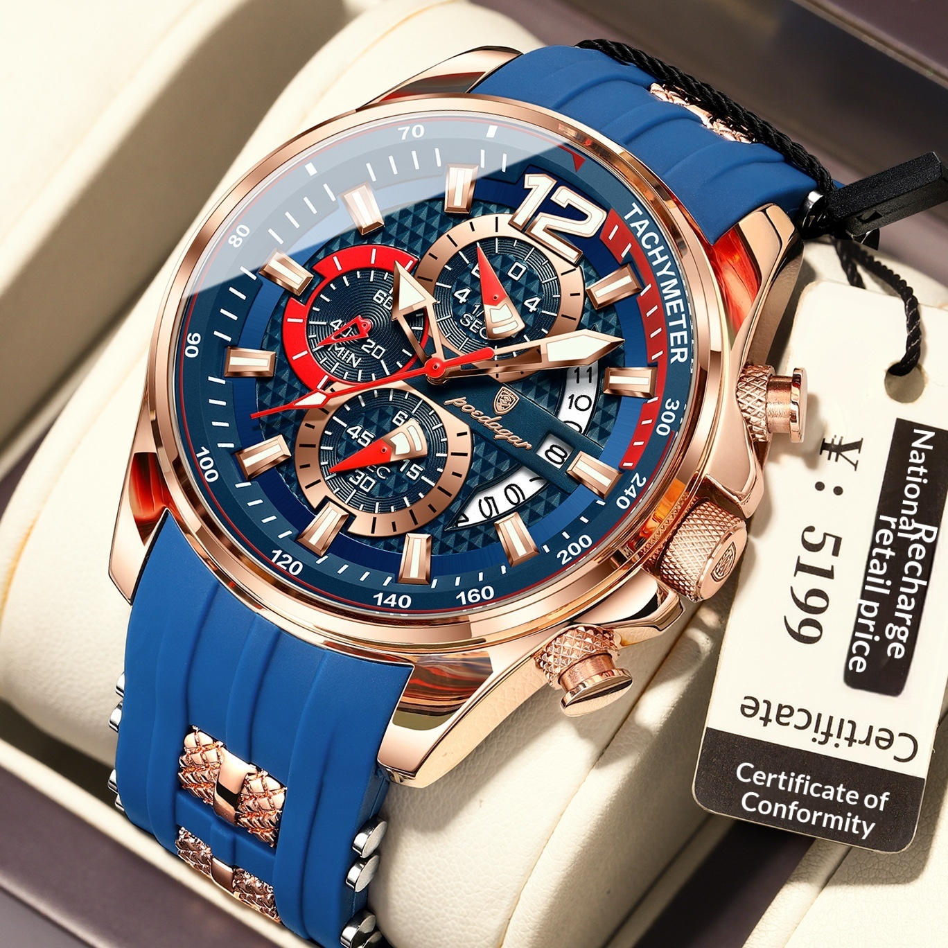 Mens Sports Watch Waterproof And Luminous - Image 6