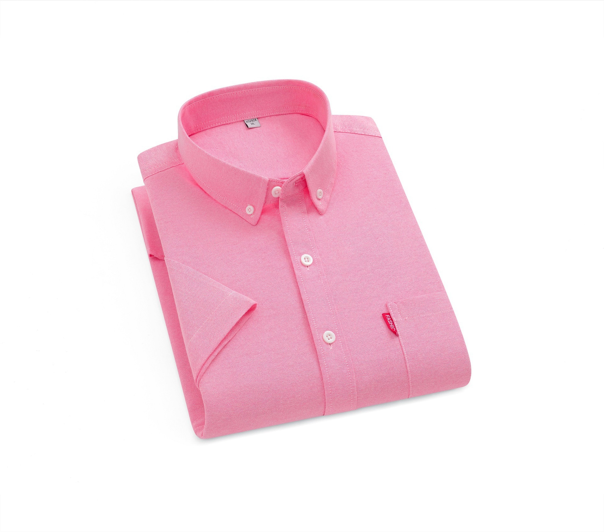 Commuter-style Mens Oxford-cloth Casual Long-sleeve Shirt - Image 8