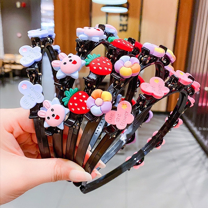 Girls' Clip Hair Accessories Crushed Hair Headband - Image 3