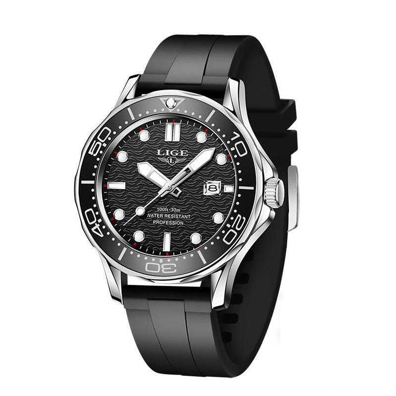 Mens Luminous Dial Waterproof Quartz Watch - Image 7