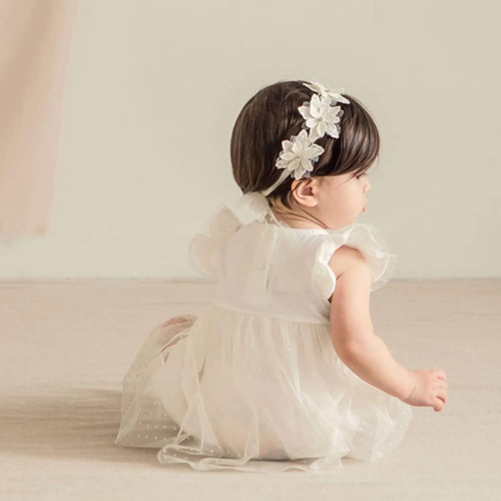 Baby Girls Cute Bow-knot Headband Soft Lace Floral Hairbands Newborn Infant Toddlers Kids Hair Accessories - Image 3