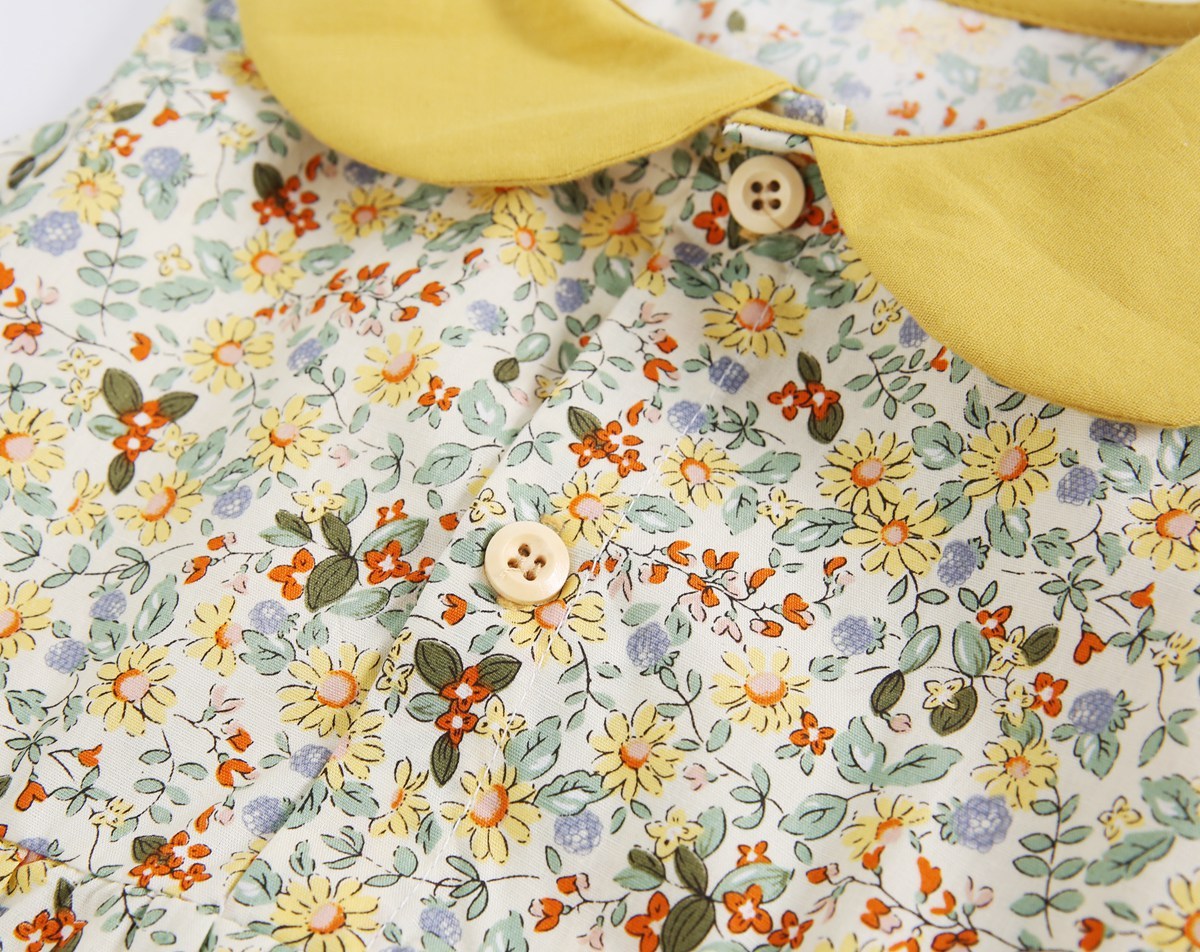 Summer Fashion Baby Clothing Floral Baby One-piece Pants - Image 8
