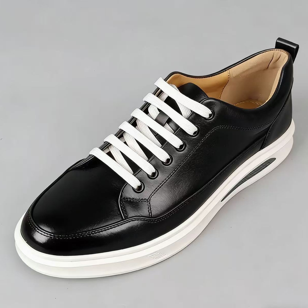 New Korean-style Versatile Mens Shoes Sports Leather Shoes - Image 3