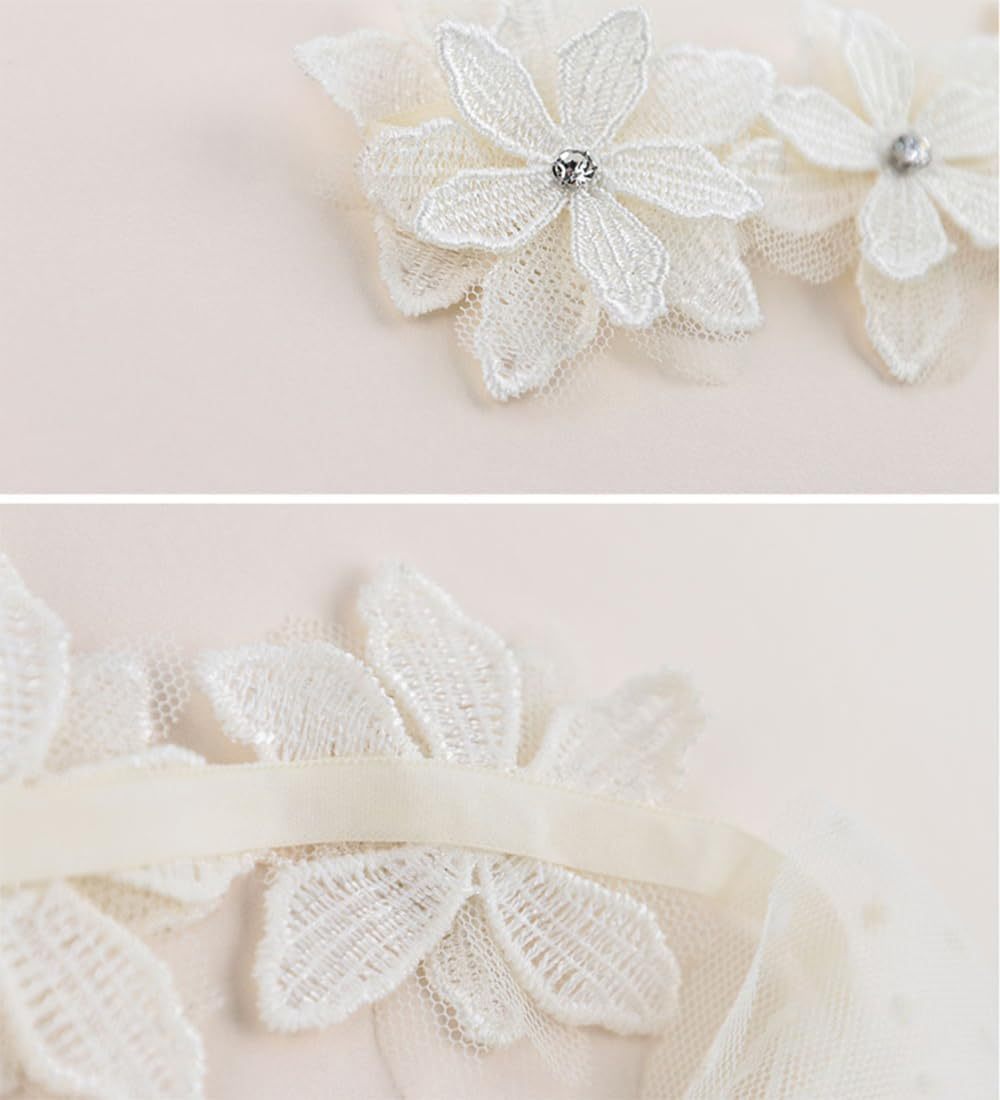 Baby Girls Cute Bow-knot Headband Soft Lace Floral Hairbands Newborn Infant Toddlers Kids Hair Accessories - Image 4
