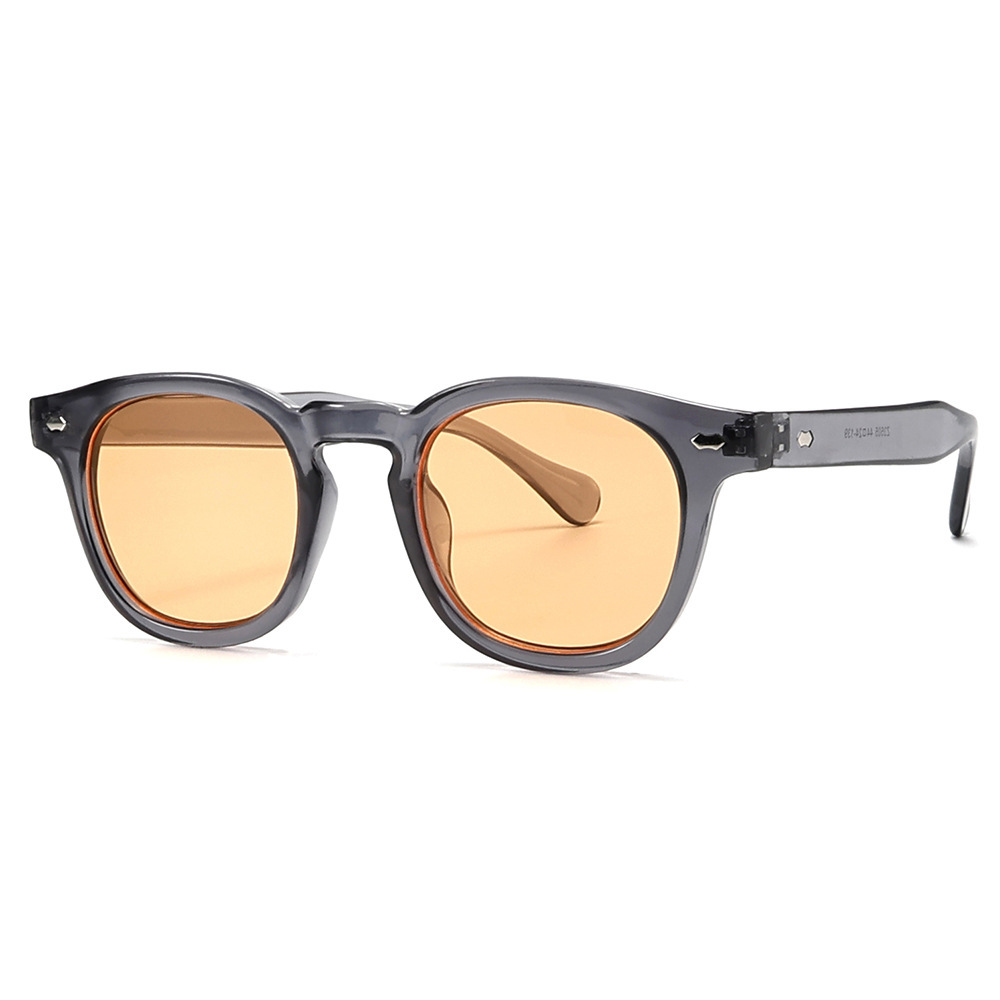 New Simple Sunglasses Round Rim Sunglasses - Image 10