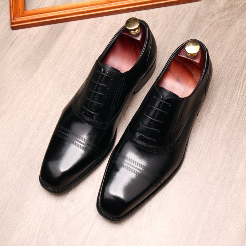 Fashion Mens Formal Leather Shoes - Image 3